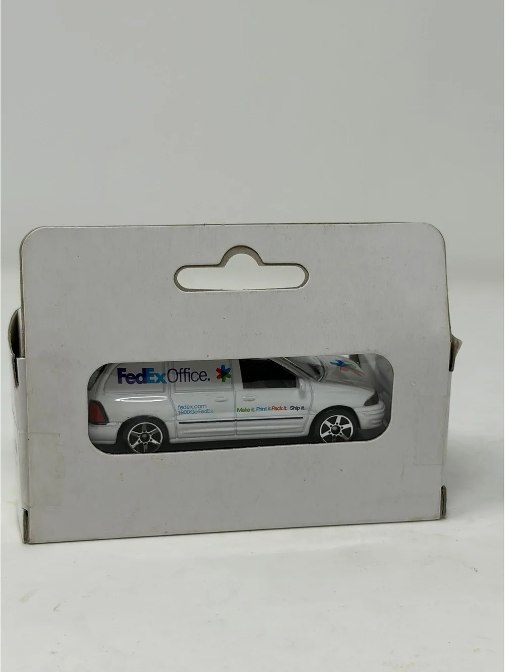 FedEx Office White Diecast Van Toy Vehicle in Original Box